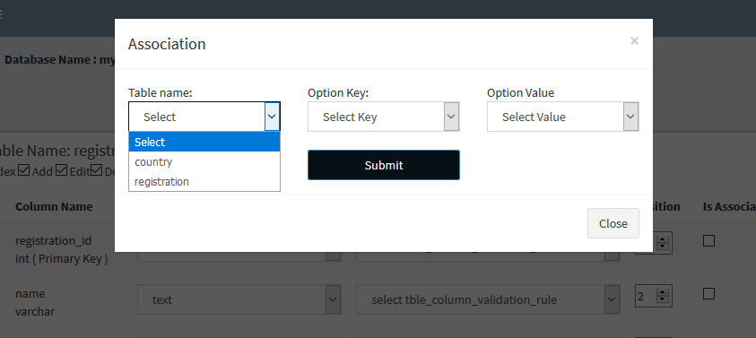 Codigniter Crud Generator