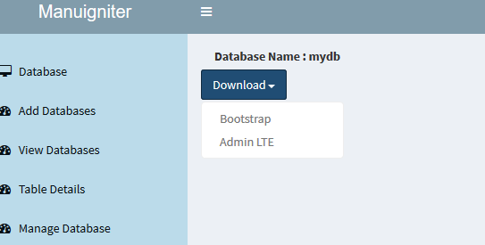 Codigniter Crud Generator